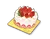 大きなホールケーキ